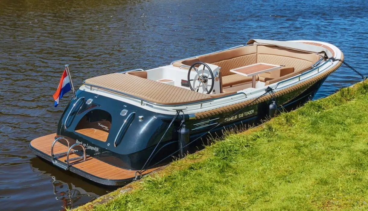 Onze sloep op het Veluwemeer